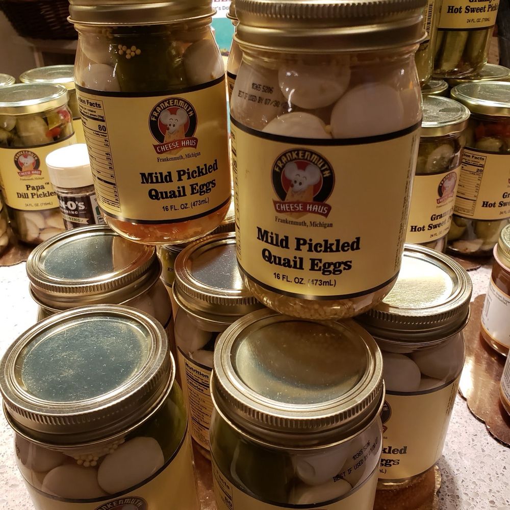 Frankenmuth Cheese Haus - Quail eggs ??, not for me but maybe for you! - Cheese Shops Near Me - Frankenmuth, Michigan Frankenmuth Cheese Haus - Quail eggs ??, not for me but maybe for you! - Cheese Shops Near Me - Frankenmuth, Michigan
