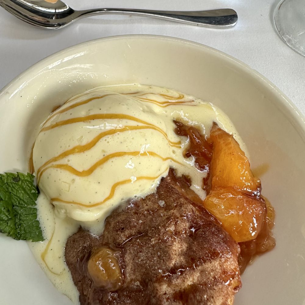 St John's Restaurant - Warm Peach Cobbler - New American Near Me - Chattanooga, Tennessee St John's Restaurant - Warm Peach Cobbler - New American Near Me - Chattanooga, Tennessee