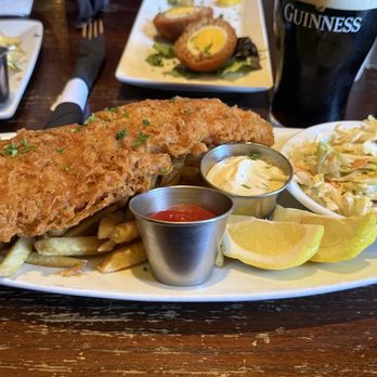 The Auld Dubliner - Fish and Chips - Irish Near Me - Long Beach, California
