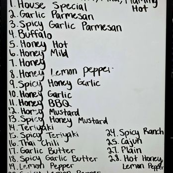 Hibachi Wings - Wing flavors. - Coffee & Tea Near Me - Savannah, Georgia Hibachi Wings - Wing flavors. - Coffee & Tea Near Me - Savannah, Georgia
