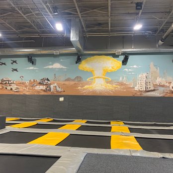 Fallout Trampoline Arena - Wall mural. - Trampoline Parks Near Me - Albuquerque, New Mexico Fallout Trampoline Arena - Wall mural. - Trampoline Parks Near Me - Albuquerque, New Mexico