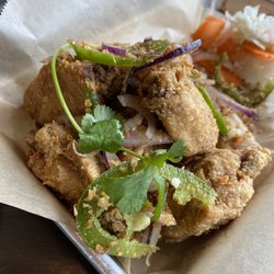 RiceString Noodle Shack - Shack wings with pickled veggies