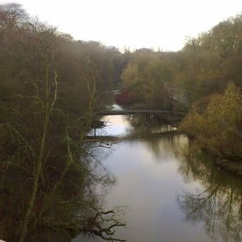 River Kelvin Walkway - from bridge above walkway - Local Flavor Near Me