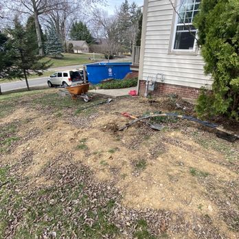 Blind & Sons - Mounds of dirt up to 14" - Plumbing Near Me - Barberton, Ohio