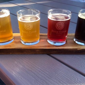 Stone Corral - Our flight! - Breweries Near Me - Richmond, Vermont