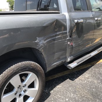 Caliber Collision - This is what they fixed.... now looks as good as new - Body Shops Near Me - Katy, Texas