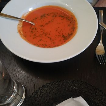 Fig & Thistle Bistro - Tomato basil soup - Scottish Near Me - Inverness, HLD Fig & Thistle Bistro - Tomato basil soup - Scottish Near Me - Inverness, HLD