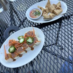 Aroy Thai Restaurant - Fried Tofu Appetizer Peanut Sauce Spring Roll Appetizer