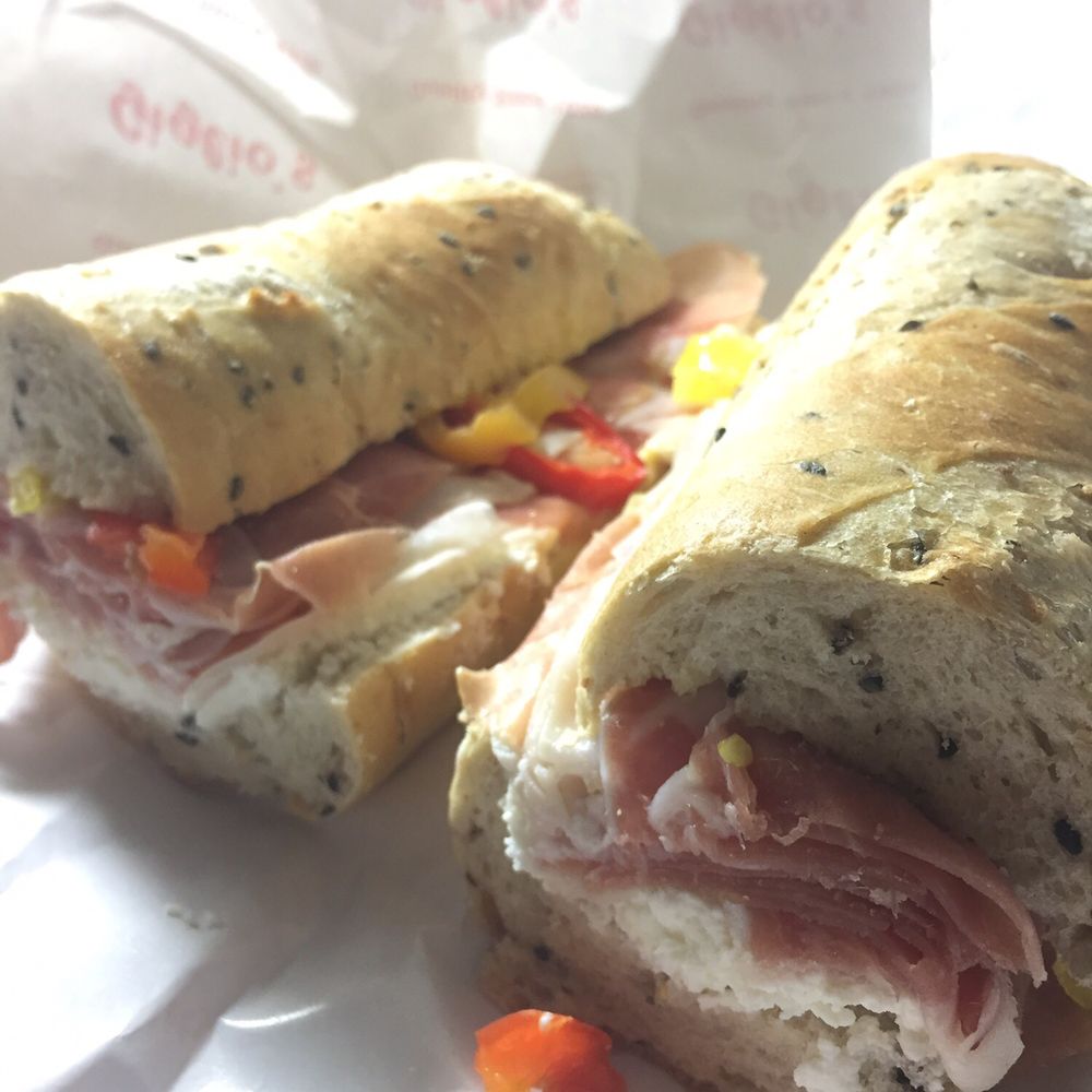 Giglio's Market - Prosciutto and ricotta sandwich with banana peppers - Specialty Food Near Me - Windsor, Ontario Giglio's Market - Prosciutto and ricotta sandwich with banana peppers - Specialty Food Near Me - Windsor, Ontario
