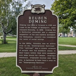 Reuben Deming - Reuben Deming Historical Marker, Kenosha