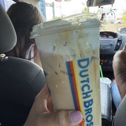 Dulce de leche cold brew with cream Dulce de leche cold brew with cream