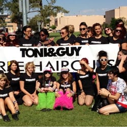 TONI&GUY Hairdressing Academy Salon - Students and staff walking in the Albuquerque Pride Parade. Awesome day!