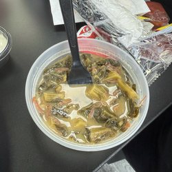 Creole Kitchen and Daquiries - Greens with smoked turkey