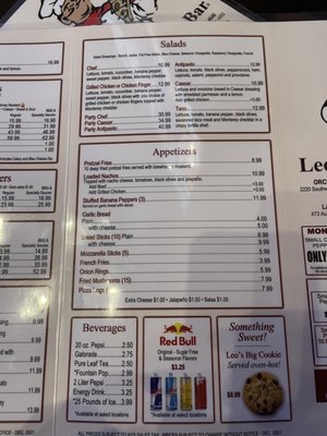 Menu photo 2 Leo's Pizzeria Lancaster, NY