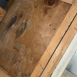 Water damage from vent