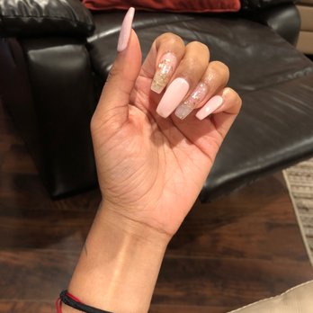 K Spa - Gel acrylic fill with gold foils. - Nail Salons Near Me - San Mateo, California K Spa - Gel acrylic fill with gold foils. - Nail Salons Near Me - San Mateo, California