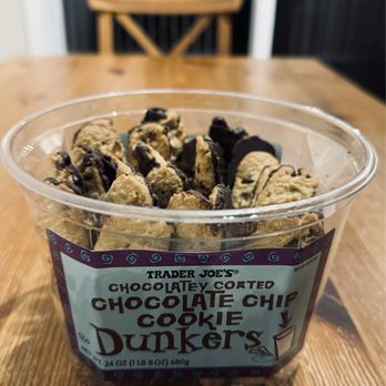 Trader Joe's - Chocolate Chip Cookie Dunkers (I went back for another tub) - Grocery Near Me - North Brunswick, New Jersey Trader Joe's - Chocolate Chip Cookie Dunkers (I went back for another tub) - Grocery Near Me - North Brunswick, New Jersey