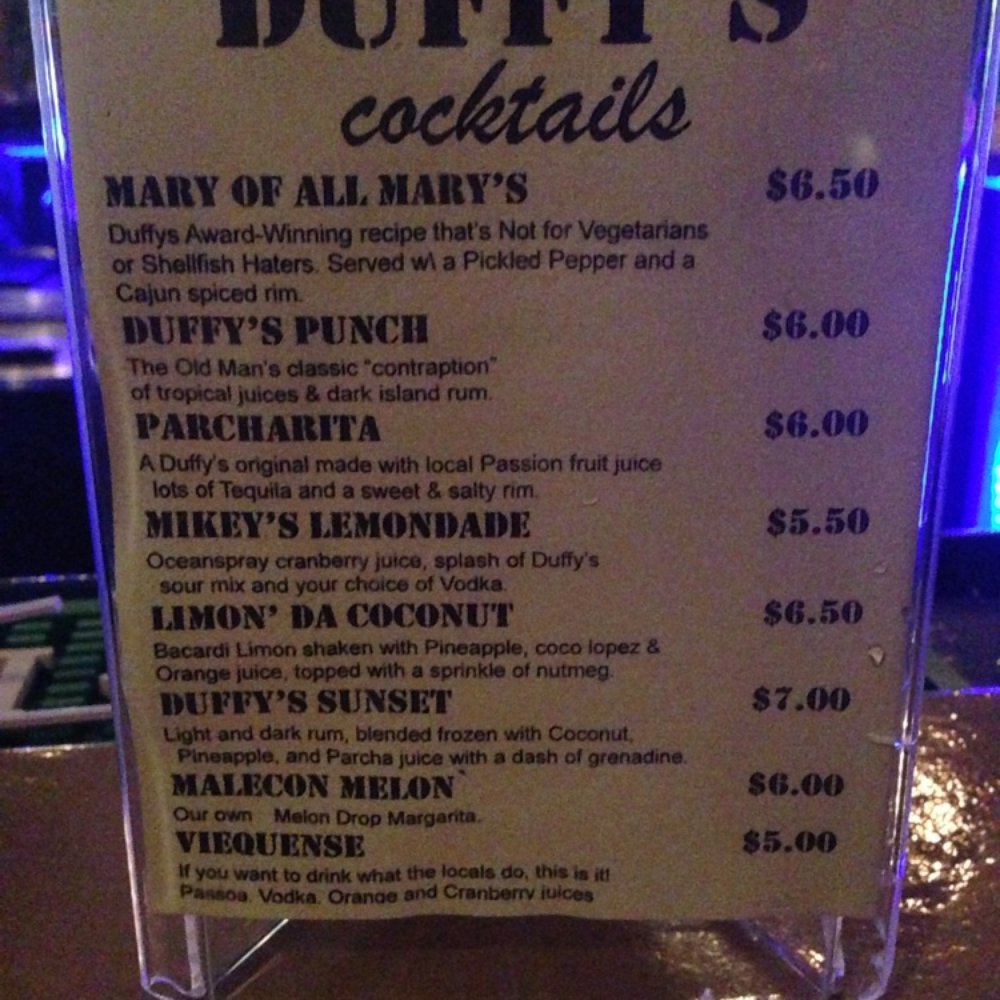 Duffy's - Coffee & Tea Near Me - Vieques, Puerto Rico