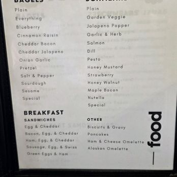 Everything Bagels - Menu - Bagels Near Me - Soldotna, Alaska