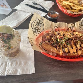Dirt Dog - Gardena - Dirty Esquite and bacon, chipotle DUI Dog - Hot Dogs Near Me - Gardena, California Dirt Dog - Gardena - Dirty Esquite and bacon, chipotle DUI Dog - Hot Dogs Near Me - Gardena, California