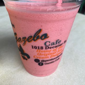 Gazebo Cafe - Strawberry ice cream daiquiri - Cajun/Creole Near Me - New Orleans, Louisiana Gazebo Cafe - Strawberry ice cream daiquiri - Cajun/Creole Near Me - New Orleans, Louisiana