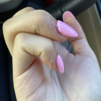 Pinky Polished Nails & Spa - Very thick and acrylic all over fingers - Waxing Near Me - Las Vegas, Nevada Pinky Polished Nails & Spa - Very thick and acrylic all over fingers - Waxing Near Me - Las Vegas, Nevada