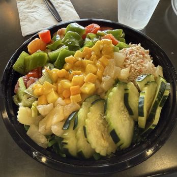 Poke Junction - Three protein bowl - Poke Near Me - Lancaster, California