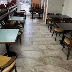 La Mexicana Grocery & Taqueria - New seating since my last visit