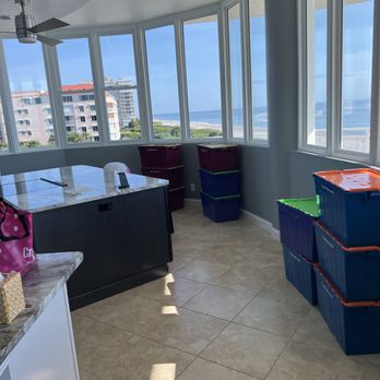 Green Team Logistics - Totes all filled and ready to be moved. - Movers Near Me - Melbourne, Florida Green Team Logistics - Totes all filled and ready to be moved. - Movers Near Me - Melbourne, Florida