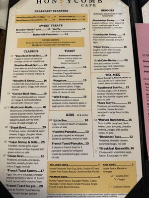 Menu photo 4 Honeycomb Cafe Belmont, NC