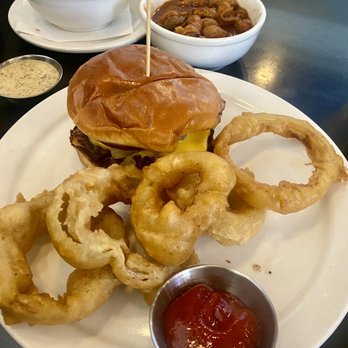 The Albert - The Diner Burger with onion rings - Bars Near Me - Atlanta, Georgia The Albert - The Diner Burger with onion rings - Bars Near Me - Atlanta, Georgia