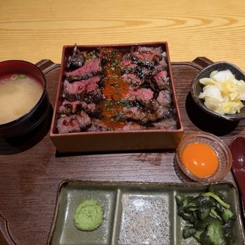 Tendon Kohaku - Wagyu Don Set - Japanese Near Me - Bellevue, Washington