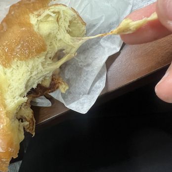 Randy’s Donuts - Raw dough inside ! This was not cooked all the way ! - Coffee & Tea Near Me - San Diego, California Randy’s Donuts - Raw dough inside ! This was not cooked all the way ! - Coffee & Tea Near Me - San Diego, California