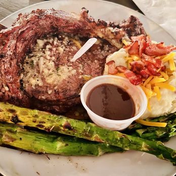 Cedar Creek - Thursday steak night $27 - ribeye, loaded mashed potato, grilled asparagus - Bars Near Me - Houston, Texas