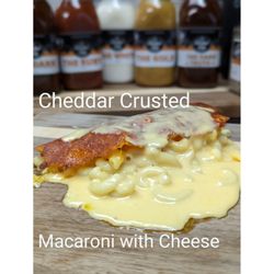 The Candied Rib - Cheddar Crusted Macaroni with Cheese