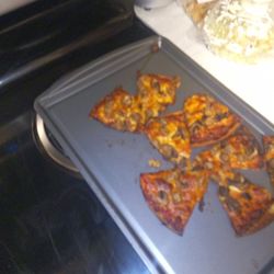 Boss Hawg's - That's the pizza, I had to warn it but it was ordered with pepperoni, sausage, mushroom and cheese and cheese