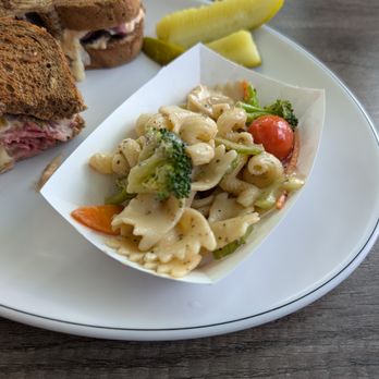 Lawson’s On The Creek - Their pasta salad uses a house vinagrette, and had a nice crisp flavor - Sandwiches Near Me - New Bern, North Carolina Lawson’s On The Creek - Their pasta salad uses a house vinagrette, and had a nice crisp flavor - Sandwiches Near Me - New Bern, North Carolina