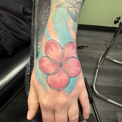 Bloodmoon Collective - Hand tattoo