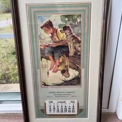The Artery - This was a calendar of my grandfather's store special to me and the frame was perfect!