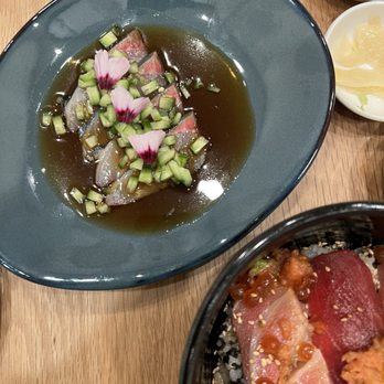 Musume - Shima aji with Yuzu Soy Garlic - Sushi Bars Near Me - Los Angeles, California
