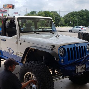 A & L Tire and Auto - Zero getting finished up for his 6 month 1500 mile rotation. Man! I don't want to lift thos in the early Summer heat! - Tires Near Me - San Antonio, Texas A & L Tire and Auto - Zero getting finished up for his 6 month 1500 mile rotation. Man! I don't want to lift thos in the early Summer heat! - Tires Near Me - San Antonio, Texas