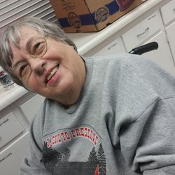 Safe Space Winter Shelter - My fav Barbara a member of my church and a daily Safe Space volunterr the 14 days at First Christain Church.