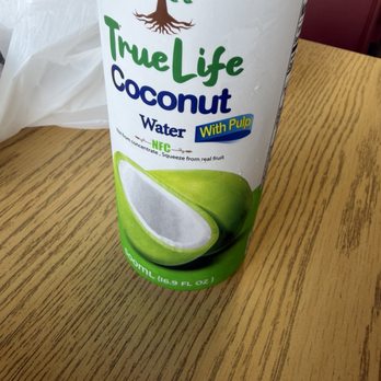 La Lechonera El Barrio - Coconut water with pulp - Latin American Near Me - Orlando, Florida La Lechonera El Barrio - Coconut water with pulp - Latin American Near Me - Orlando, Florida