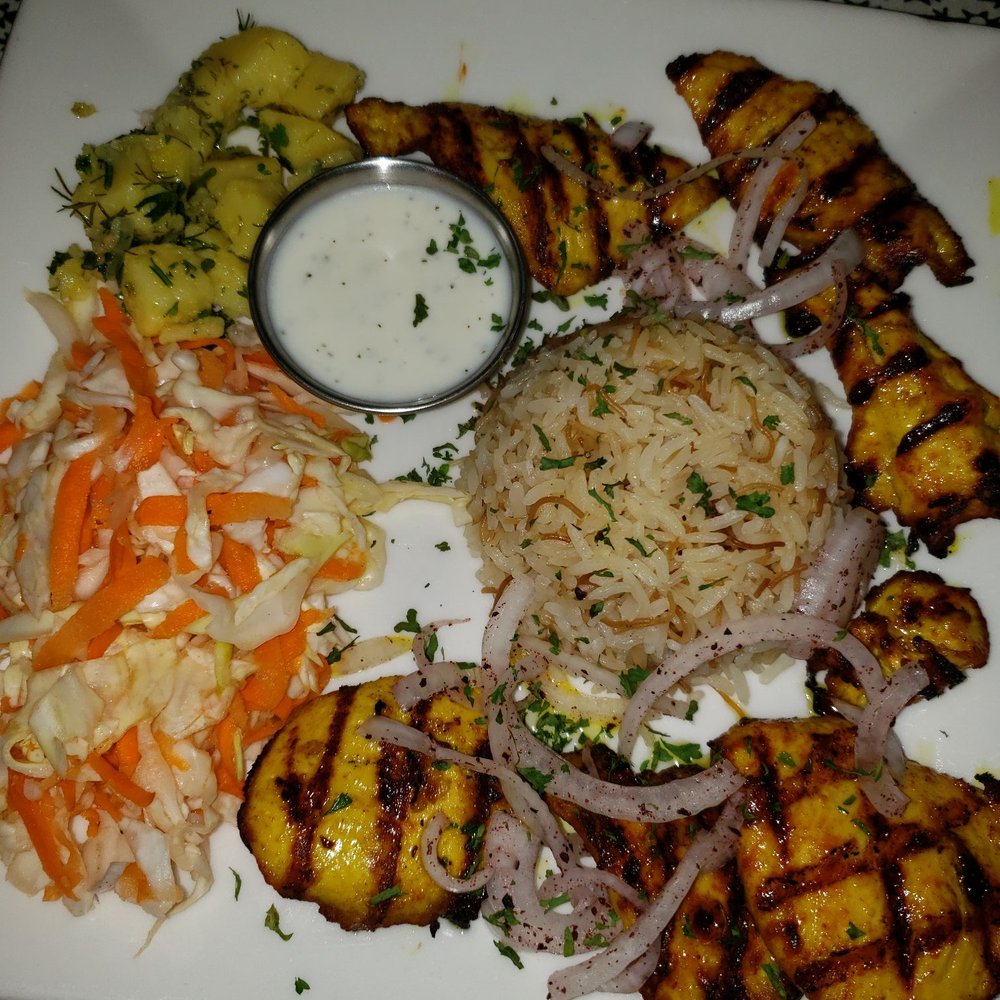 Ali Baba - Chicken shish kabob with the sides - Turkish Near Me - San Juan, Puerto Rico Ali Baba - Chicken shish kabob with the sides - Turkish Near Me - San Juan, Puerto Rico