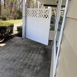 Lakeside Village Luxury Apartments - Broken fence