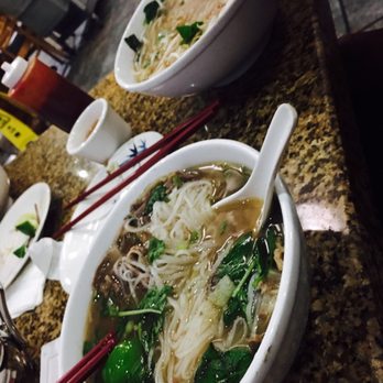 Pho Hung - The beef bowl with tendon and tripe ( it's a textural thing), the pho gai ( chicken) is dependable too... - Vietnamese Near Me - Portland, Oregon Pho Hung - The beef bowl with tendon and tripe ( it's a textural thing), the pho gai ( chicken) is dependable too... - Vietnamese Near Me - Portland, Oregon