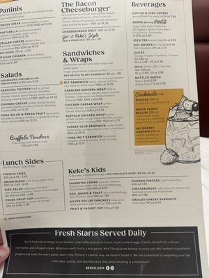 Menu photo 1 Keke's Breakfast Cafe Dallas, TX Menu photo 1 Keke's Breakfast Cafe Dallas, TX