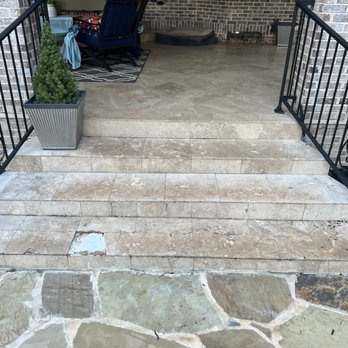 Southeast Stucco Solutions - Travertine steps : BEFORE - Flooring Near Me Southeast Stucco Solutions - Travertine steps : BEFORE - Flooring Near Me