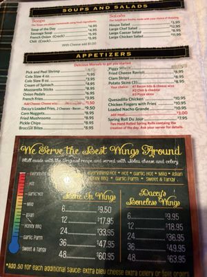 Menu photo 3 Dacey's Pub Morrisville, PA Menu photo 3 Dacey's Pub Morrisville, PA