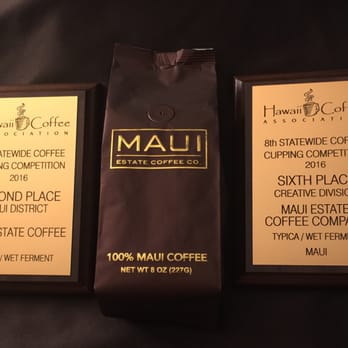 Maui Estate Coffee - two bags of coffee - Coffee & Tea Near Me - Kula, Hawaii Maui Estate Coffee - two bags of coffee - Coffee & Tea Near Me - Kula, Hawaii